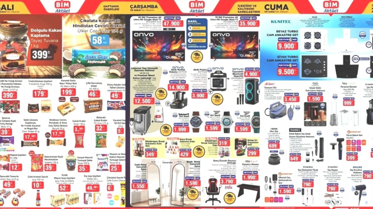 Cebini Düşünen BİM’e Koşsun! 7 Şubat 2026 Aktüel Listesinde Neler Var? İşte Tam Liste!